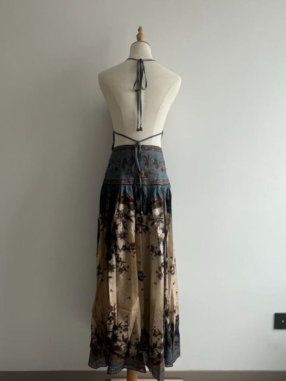 Zimmermann Ascension Plunge Halter Maxi in Blue - Picture 14 of 16